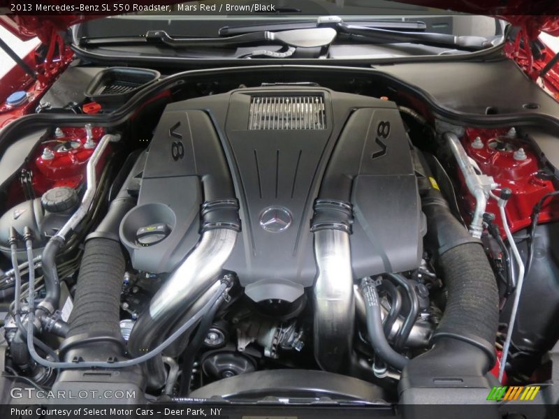 Mars Red / Brown/Black 2013 Mercedes-Benz SL 550 Roadster