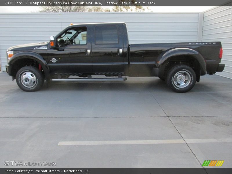 Shadow Black / Platinum Black 2016 Ford F350 Super Duty Platinum Crew Cab 4x4 DRW