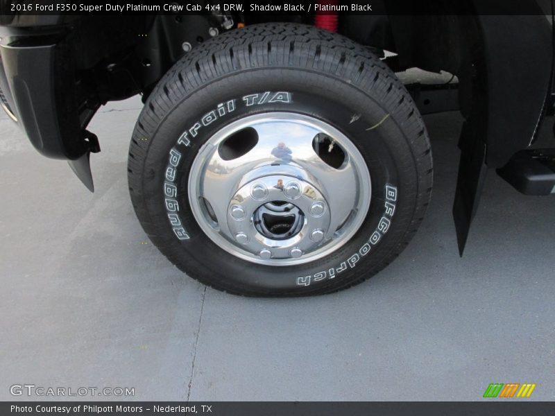 Shadow Black / Platinum Black 2016 Ford F350 Super Duty Platinum Crew Cab 4x4 DRW