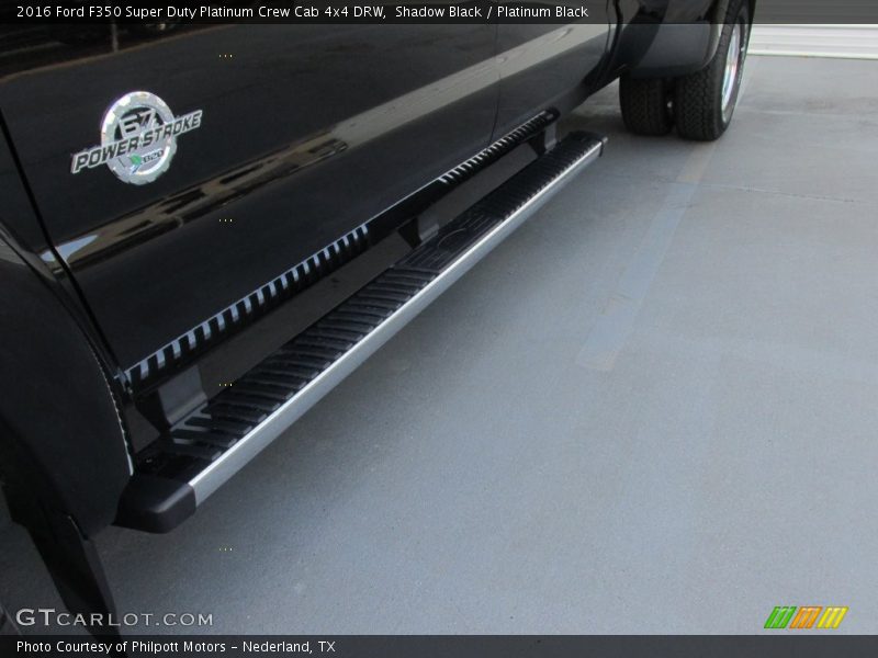 Shadow Black / Platinum Black 2016 Ford F350 Super Duty Platinum Crew Cab 4x4 DRW