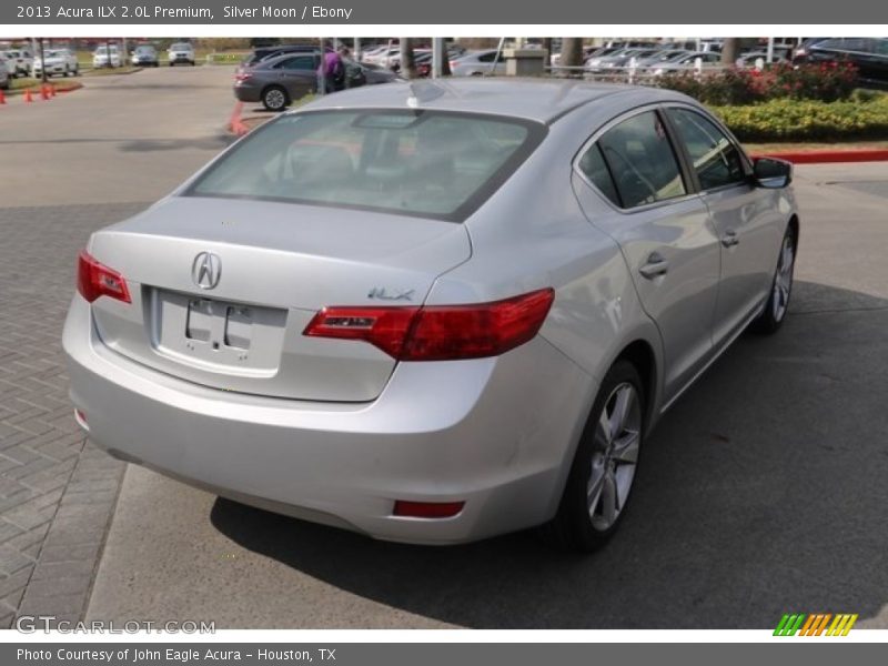 Silver Moon / Ebony 2013 Acura ILX 2.0L Premium