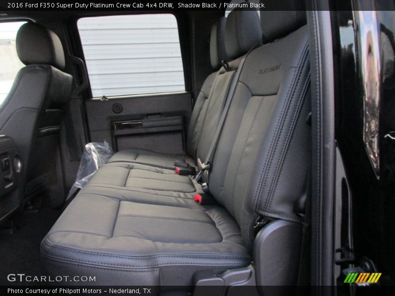 Shadow Black / Platinum Black 2016 Ford F350 Super Duty Platinum Crew Cab 4x4 DRW