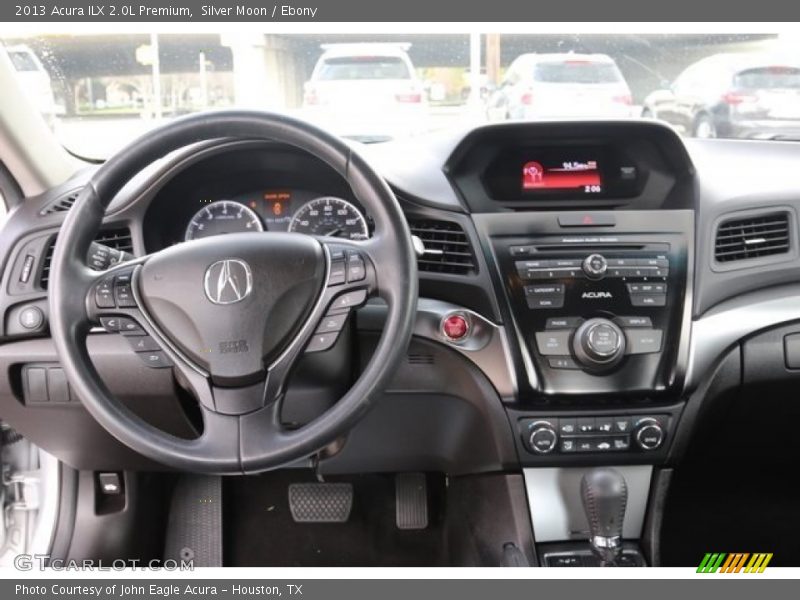 Silver Moon / Ebony 2013 Acura ILX 2.0L Premium