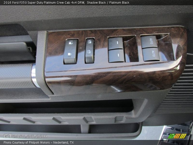 Shadow Black / Platinum Black 2016 Ford F350 Super Duty Platinum Crew Cab 4x4 DRW