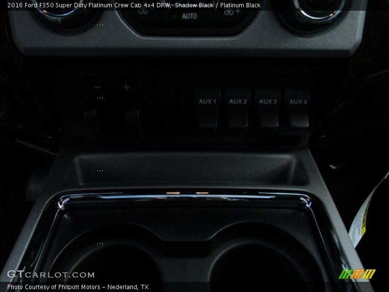 Shadow Black / Platinum Black 2016 Ford F350 Super Duty Platinum Crew Cab 4x4 DRW