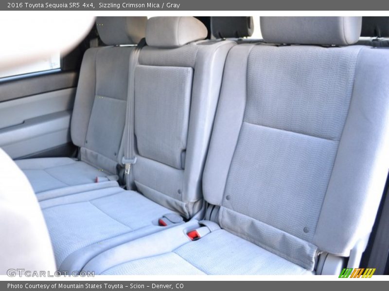 Sizzling Crimson Mica / Gray 2016 Toyota Sequoia SR5 4x4