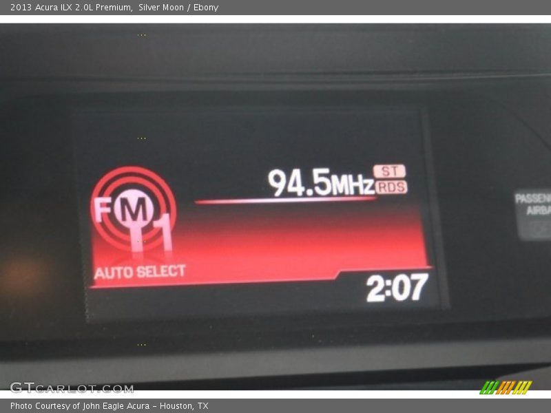 Silver Moon / Ebony 2013 Acura ILX 2.0L Premium
