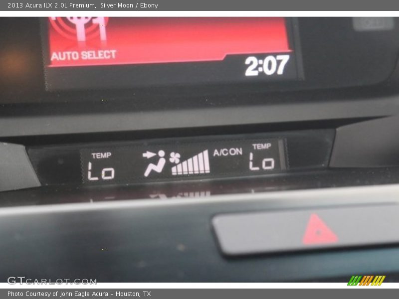 Silver Moon / Ebony 2013 Acura ILX 2.0L Premium