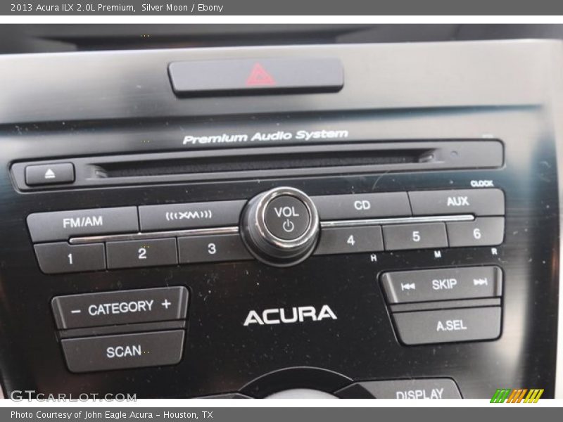 Silver Moon / Ebony 2013 Acura ILX 2.0L Premium