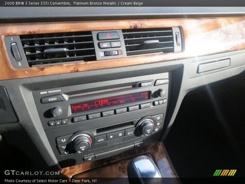 Platinum Bronze Metallic / Cream Beige 2008 BMW 3 Series 335i Convertible
