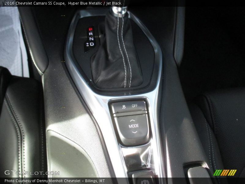 Hyper Blue Metallic / Jet Black 2016 Chevrolet Camaro SS Coupe