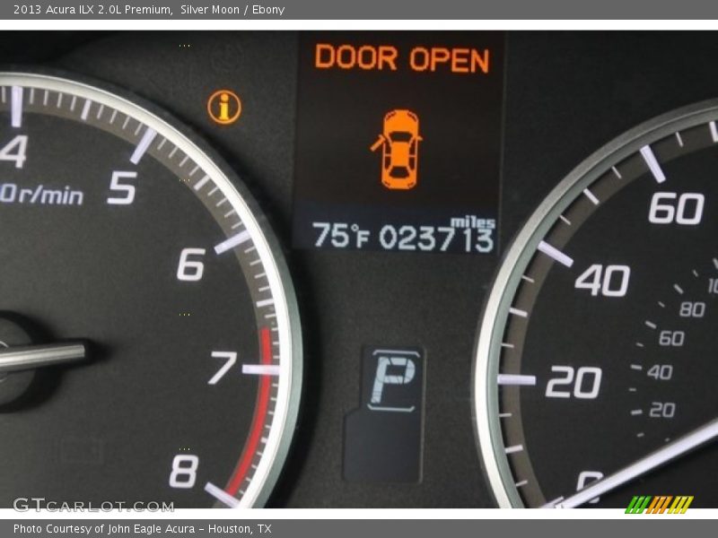 Silver Moon / Ebony 2013 Acura ILX 2.0L Premium