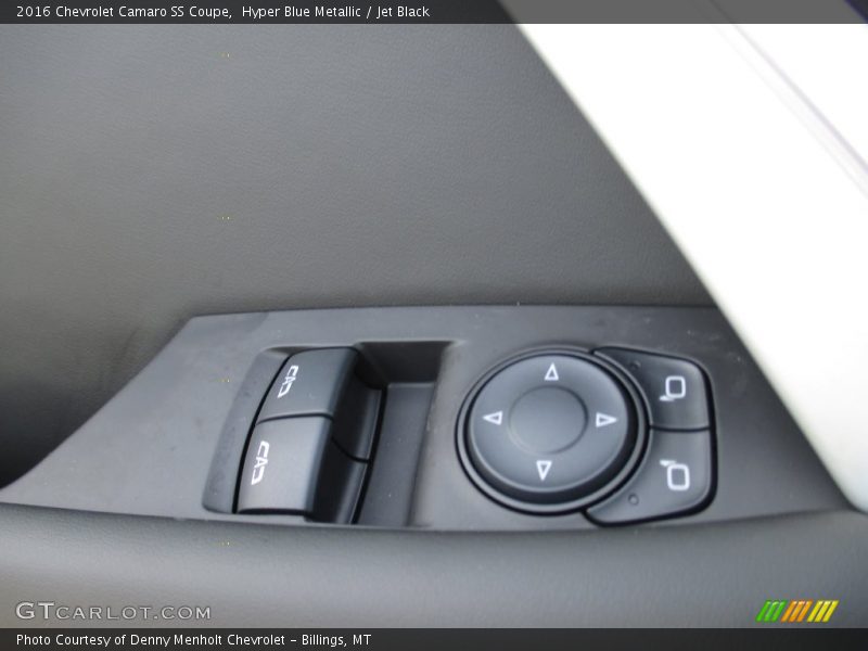 Hyper Blue Metallic / Jet Black 2016 Chevrolet Camaro SS Coupe
