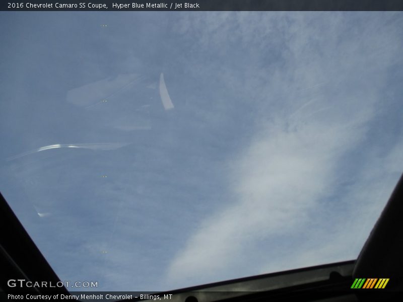 Hyper Blue Metallic / Jet Black 2016 Chevrolet Camaro SS Coupe
