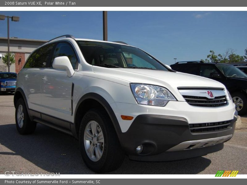 Polar White / Tan 2008 Saturn VUE XE