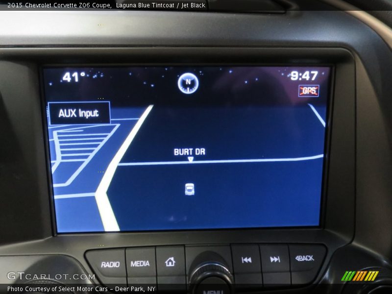 Laguna Blue Tintcoat / Jet Black 2015 Chevrolet Corvette Z06 Coupe