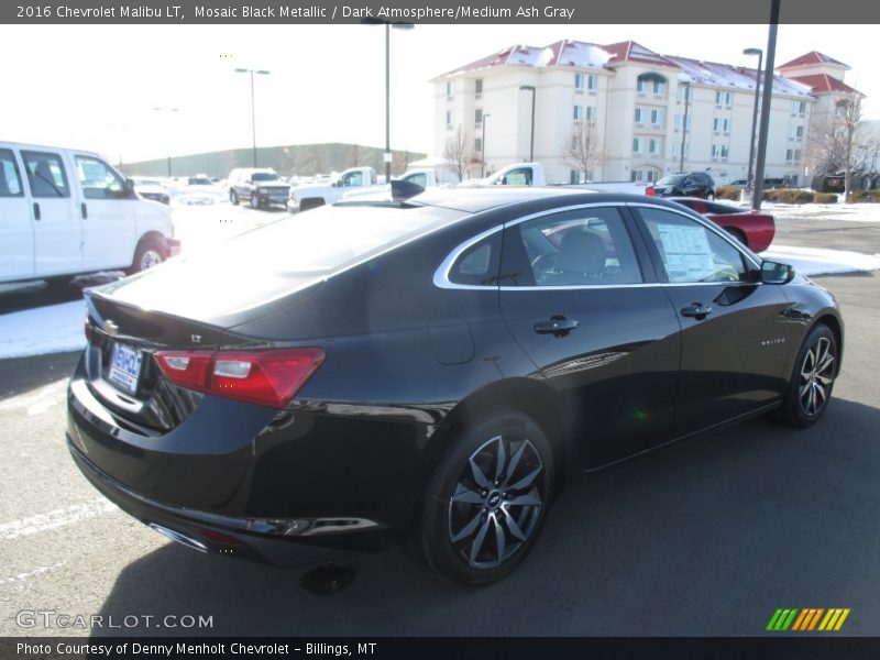 Mosaic Black Metallic / Dark Atmosphere/Medium Ash Gray 2016 Chevrolet Malibu LT