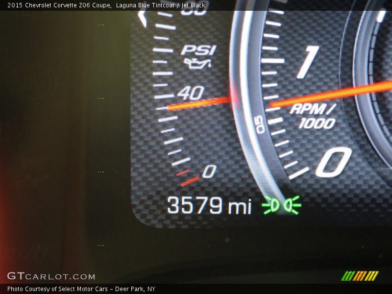 Laguna Blue Tintcoat / Jet Black 2015 Chevrolet Corvette Z06 Coupe