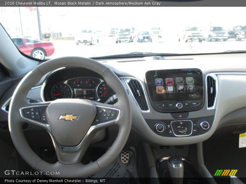 Mosaic Black Metallic / Dark Atmosphere/Medium Ash Gray 2016 Chevrolet Malibu LT