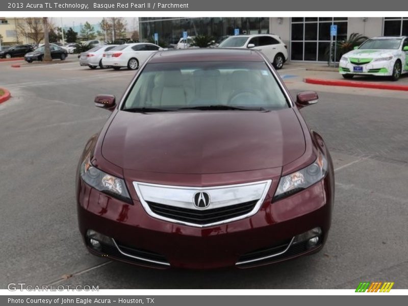 Basque Red Pearl II / Parchment 2013 Acura TL Technology