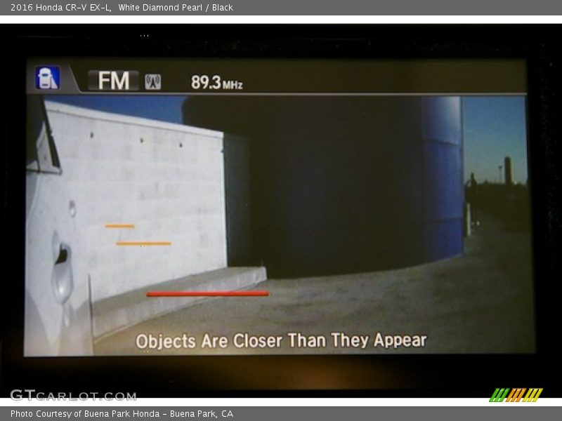 White Diamond Pearl / Black 2016 Honda CR-V EX-L