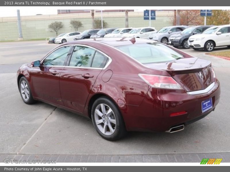 Basque Red Pearl II / Parchment 2013 Acura TL Technology