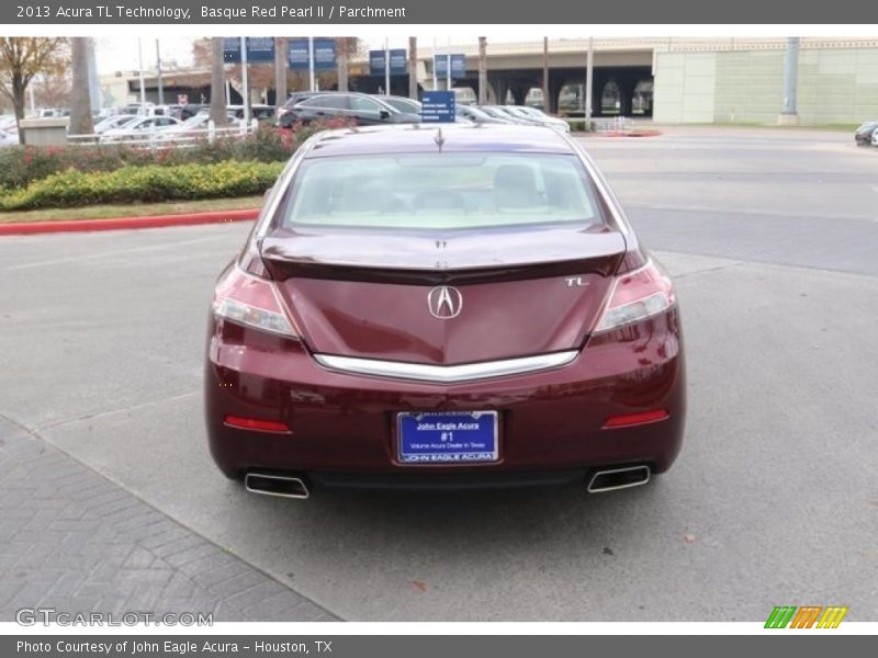 Basque Red Pearl II / Parchment 2013 Acura TL Technology