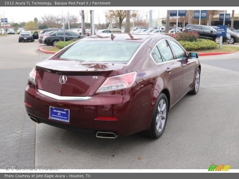 Basque Red Pearl II / Parchment 2013 Acura TL Technology