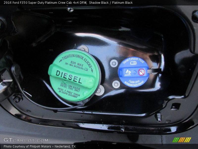 Shadow Black / Platinum Black 2016 Ford F350 Super Duty Platinum Crew Cab 4x4 DRW