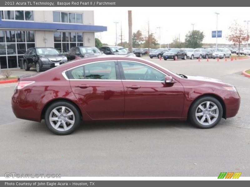 Basque Red Pearl II / Parchment 2013 Acura TL Technology
