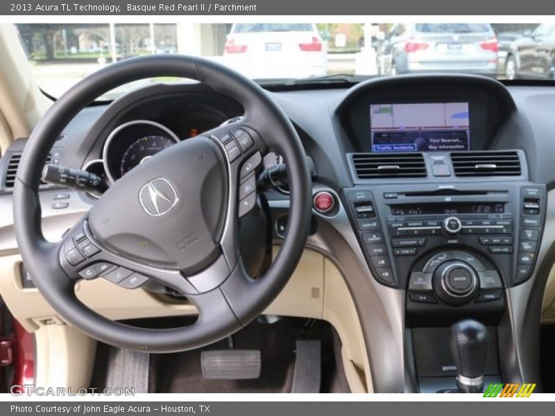Basque Red Pearl II / Parchment 2013 Acura TL Technology