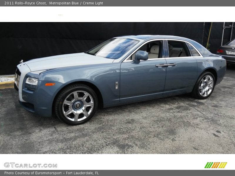Metropolitan Blue / Creme Light 2011 Rolls-Royce Ghost