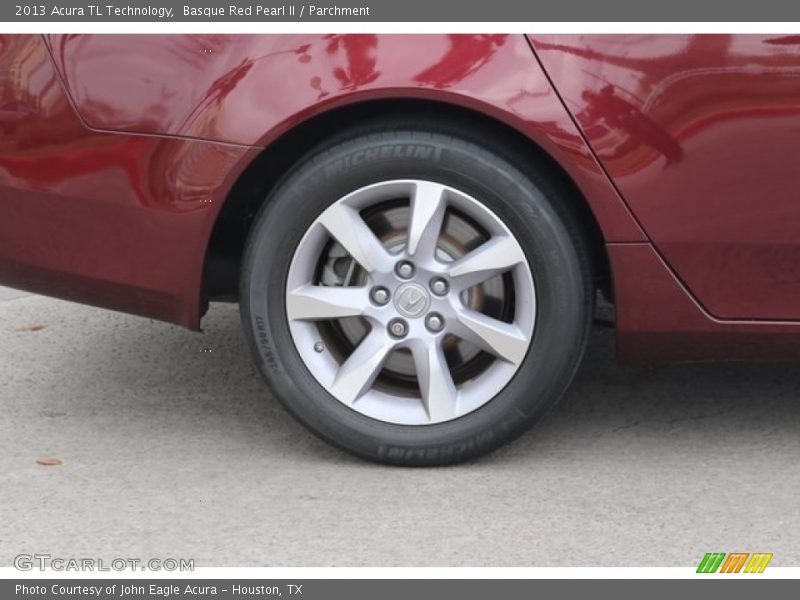 Basque Red Pearl II / Parchment 2013 Acura TL Technology