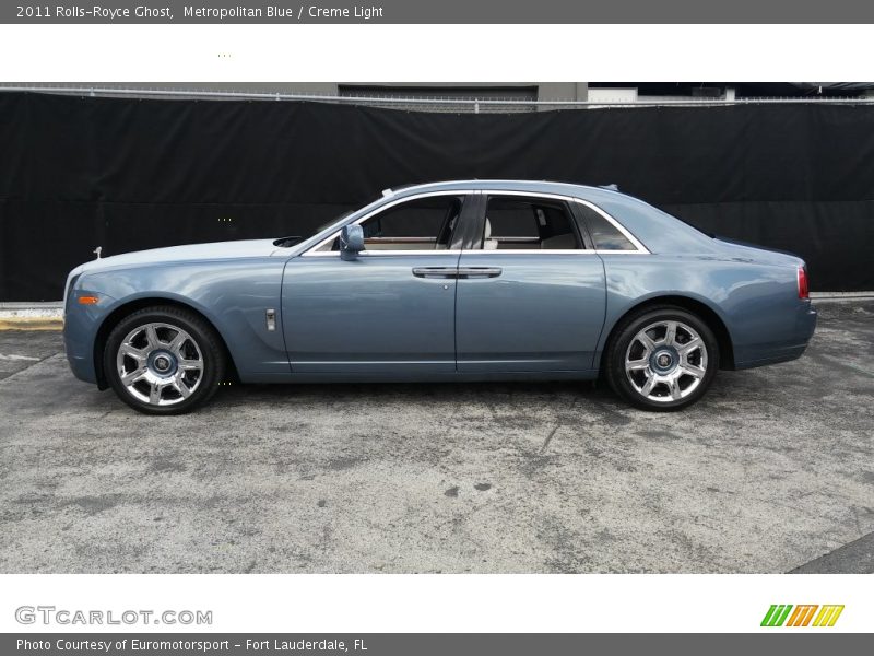 Metropolitan Blue / Creme Light 2011 Rolls-Royce Ghost