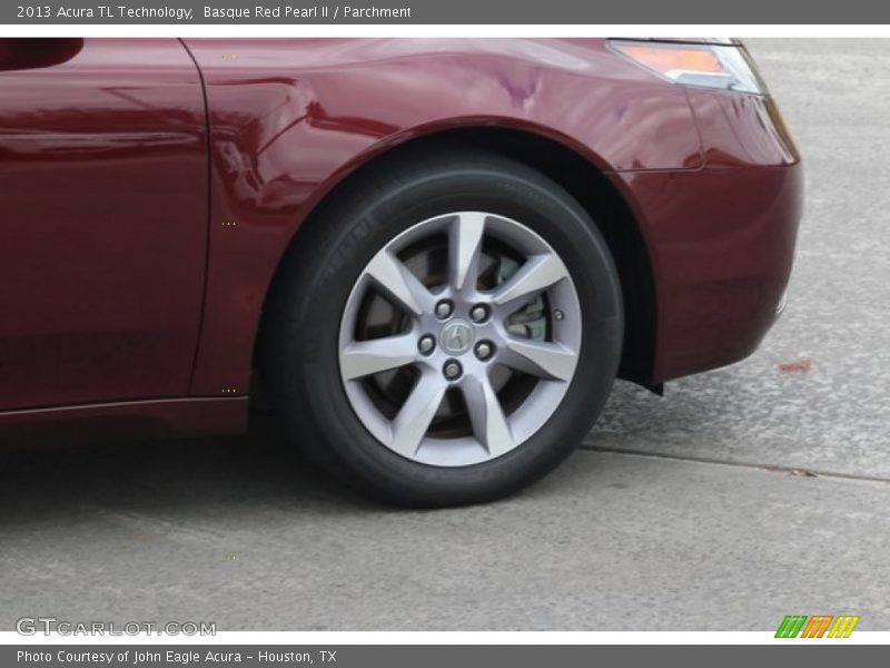 Basque Red Pearl II / Parchment 2013 Acura TL Technology