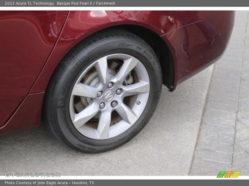 Basque Red Pearl II / Parchment 2013 Acura TL Technology