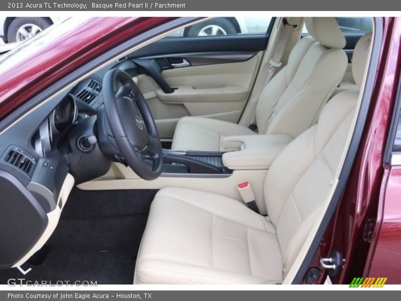 Basque Red Pearl II / Parchment 2013 Acura TL Technology