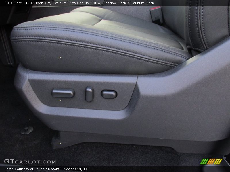 Shadow Black / Platinum Black 2016 Ford F350 Super Duty Platinum Crew Cab 4x4 DRW