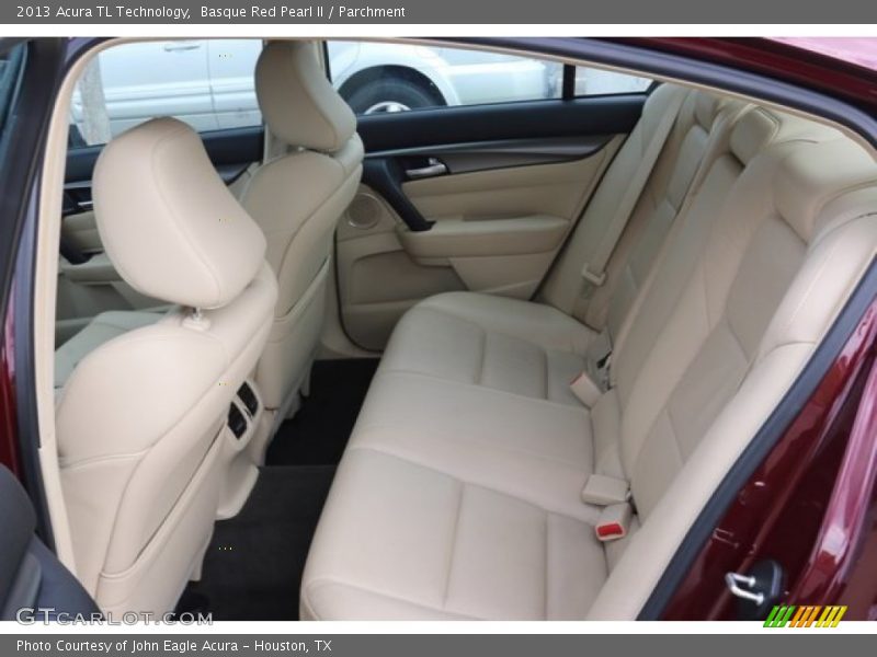 Basque Red Pearl II / Parchment 2013 Acura TL Technology