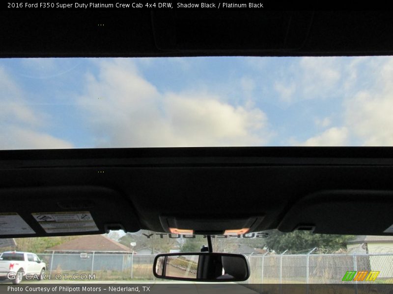 Shadow Black / Platinum Black 2016 Ford F350 Super Duty Platinum Crew Cab 4x4 DRW