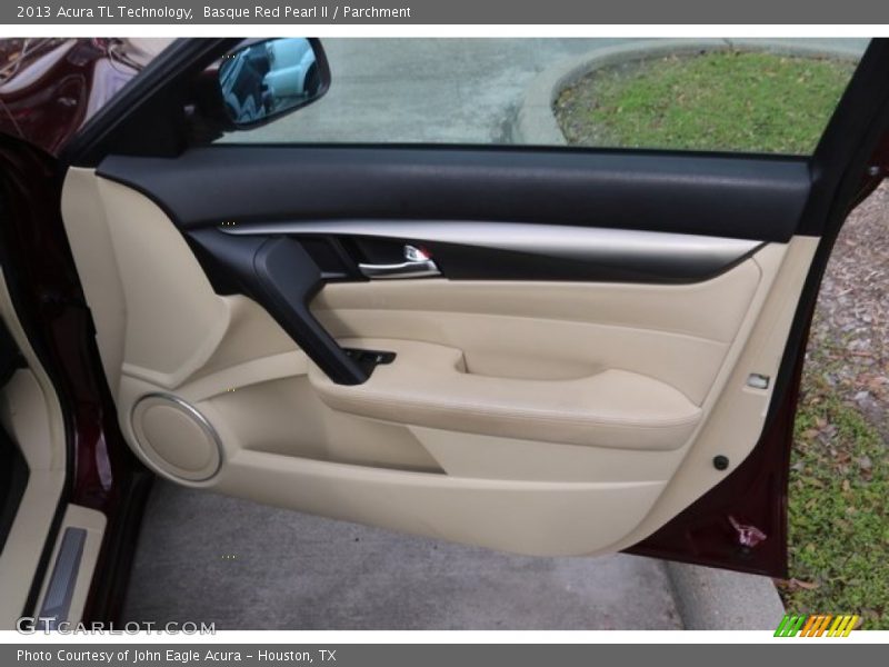Basque Red Pearl II / Parchment 2013 Acura TL Technology