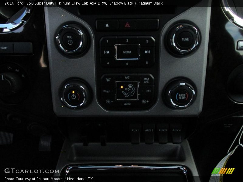 Shadow Black / Platinum Black 2016 Ford F350 Super Duty Platinum Crew Cab 4x4 DRW