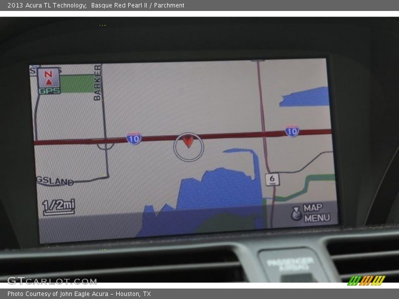 Basque Red Pearl II / Parchment 2013 Acura TL Technology