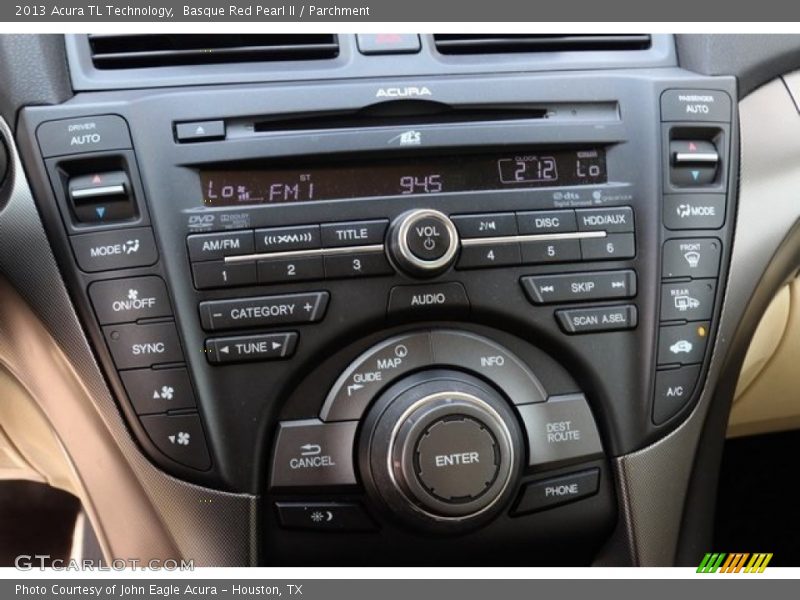 Basque Red Pearl II / Parchment 2013 Acura TL Technology