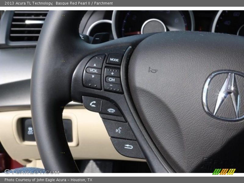 Basque Red Pearl II / Parchment 2013 Acura TL Technology