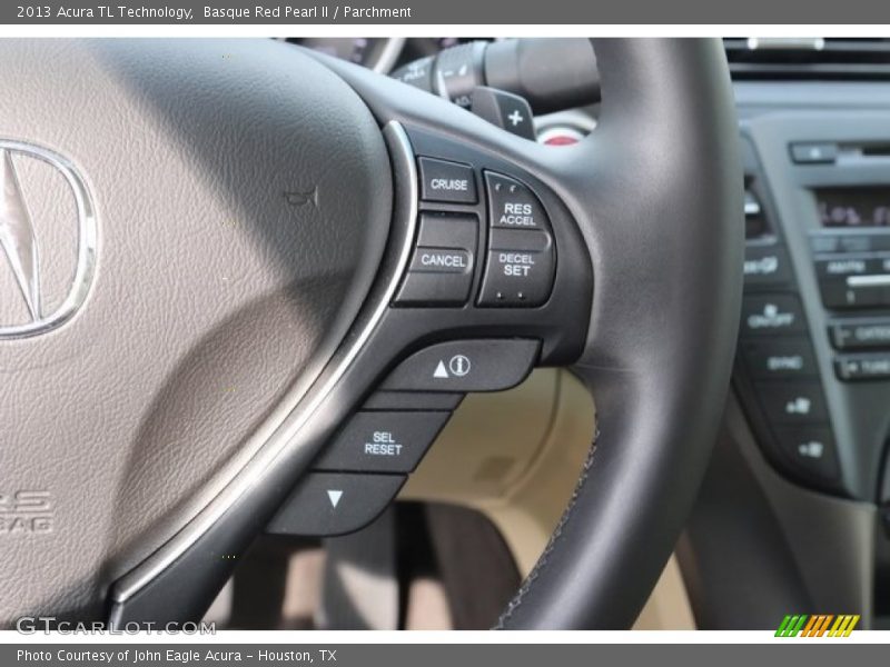 Basque Red Pearl II / Parchment 2013 Acura TL Technology