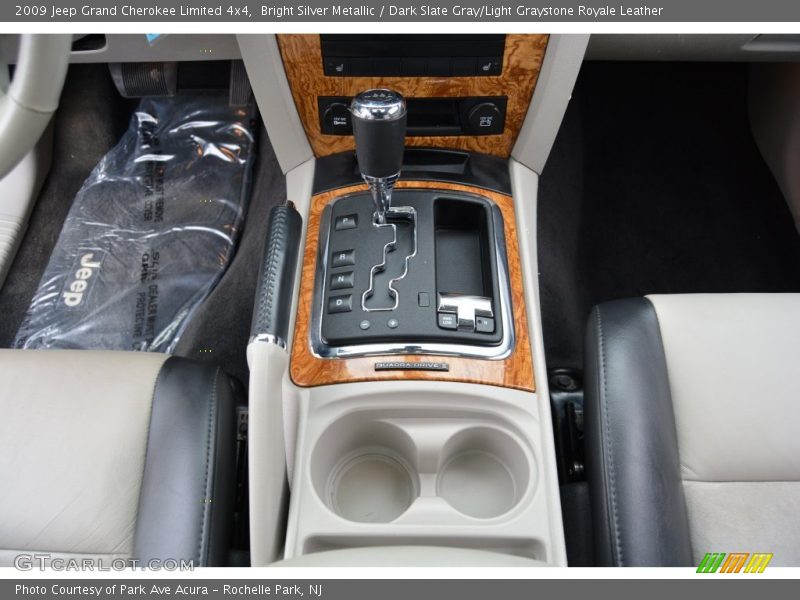 Bright Silver Metallic / Dark Slate Gray/Light Graystone Royale Leather 2009 Jeep Grand Cherokee Limited 4x4