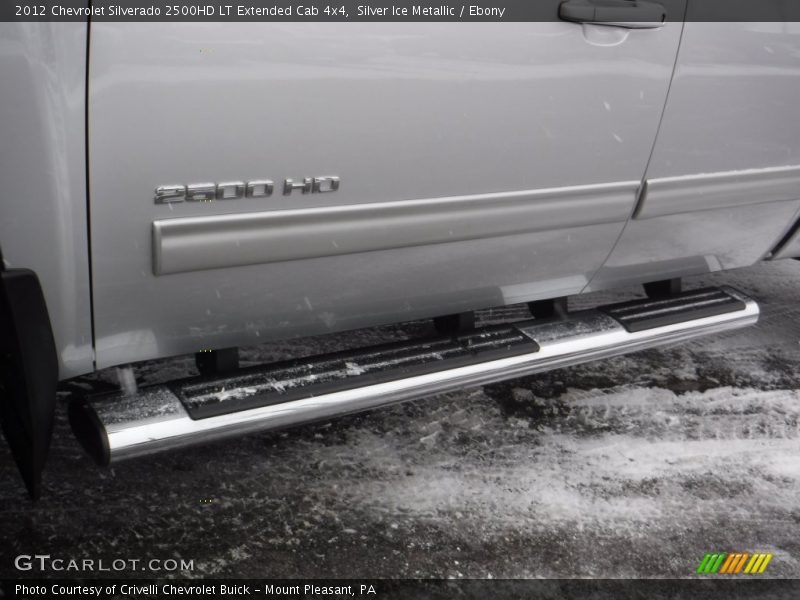 Silver Ice Metallic / Ebony 2012 Chevrolet Silverado 2500HD LT Extended Cab 4x4