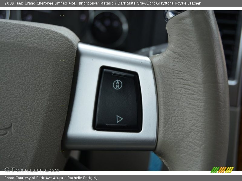 Bright Silver Metallic / Dark Slate Gray/Light Graystone Royale Leather 2009 Jeep Grand Cherokee Limited 4x4