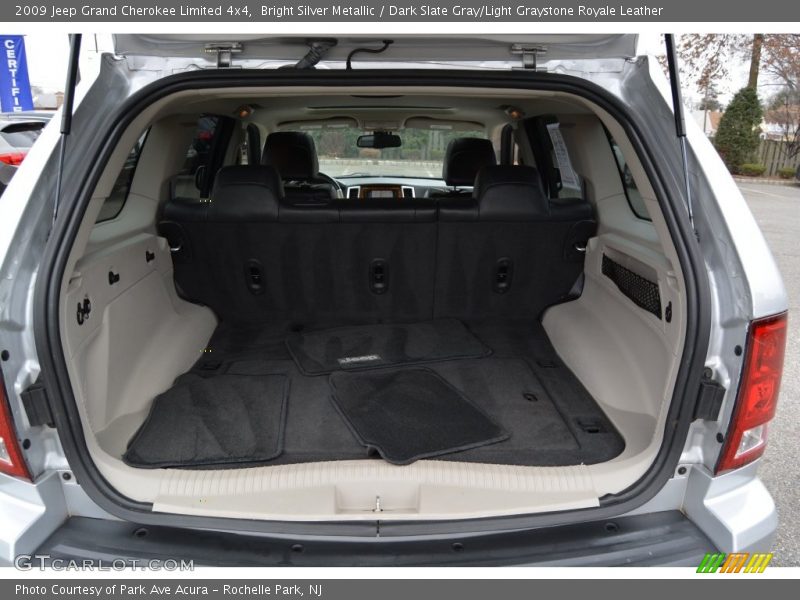 Bright Silver Metallic / Dark Slate Gray/Light Graystone Royale Leather 2009 Jeep Grand Cherokee Limited 4x4